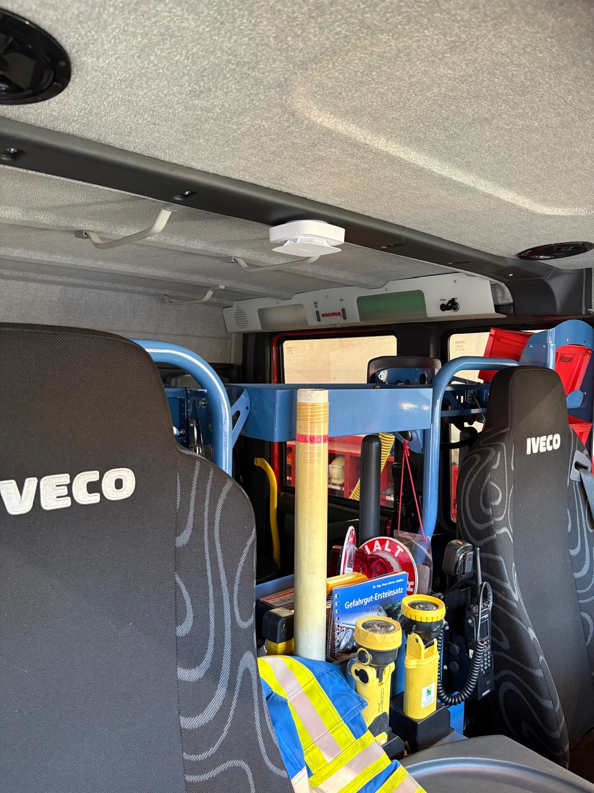 Rauch- und Hitzemelder in der Feuerwache